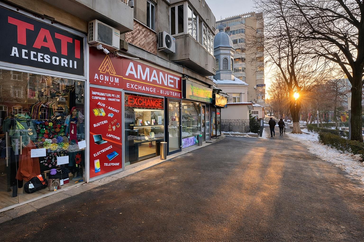 Interior agentia Agnum Amanet-Exchange Bucuresti